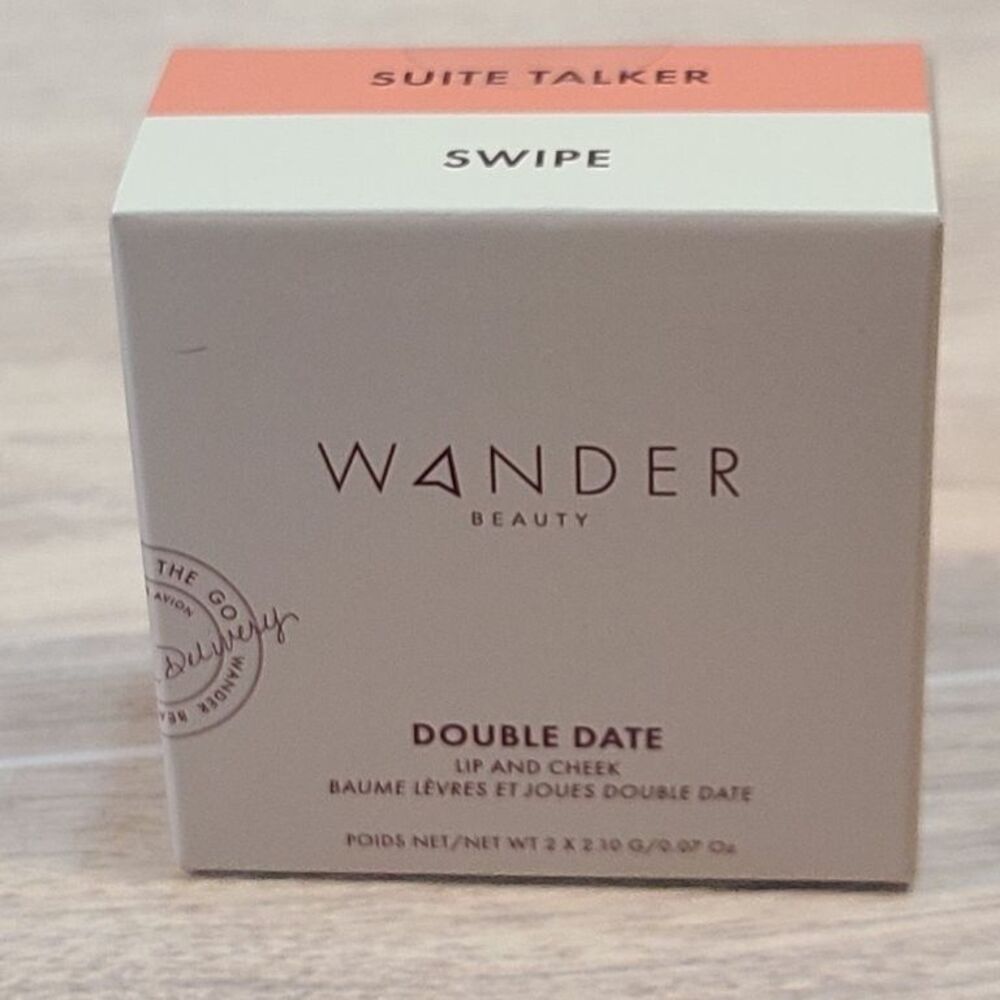 Wander Beauty Double Date Lip and Cheek Balm Duo Suite Talker New